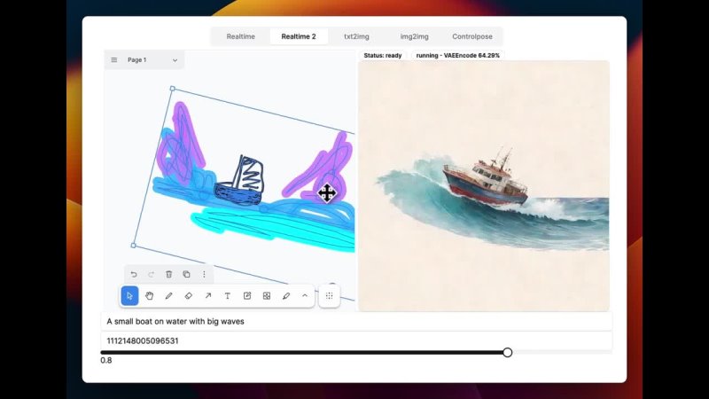 video интересная рисовалка с нейросетями comfy deploy может в реальном времени преобразовывать скетчи в красивые картины sex