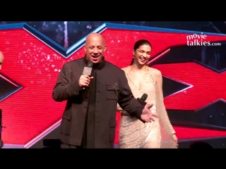 video vin diesel целует deepika padukon на публики во время показа xxx the return of xander sex