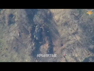 video удар дрона камикадзе ланцет 3 российских десантников по сау украинской армии предположительно захваченной 152 мм sex