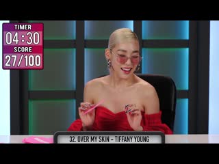 video tiffany young pop star reacts to try to sing 100 pop songs in 10 minutes challenge sex
