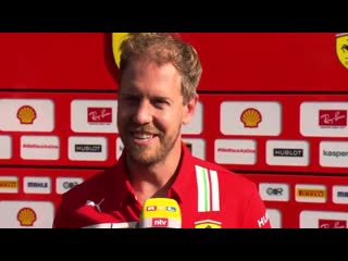 video себ о поздравлении пятница гп австрии 2020 vettel this morning before the start of the meeting we started with the sex