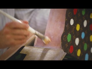 video making a luxury louis vuitton x yayoi kusama trunk from start to finish vogue france sex