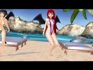 video демоницы секси риас гремори и акено химэдзима high school dxd sex