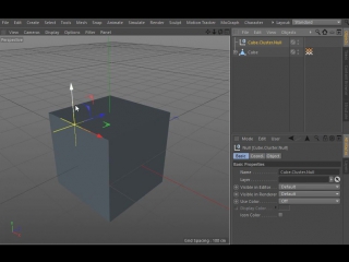video create cluster this command transforms the current mesh selection points polygonsedges into a cluster sex