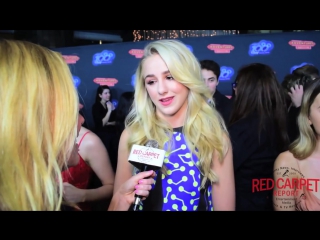 video chloe lukasiak interviewed at the vip screening for adventures in babysitting sex