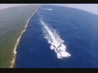 video граница где встречаются два океана чудеса природы граница между водами аляскинского залива с открытыми водами sex