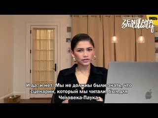video русские субтитры зендая под прикрытием в социальных сетях для издания gq sex