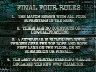 video 028 steve austin vs bret hart vs the undertaker vs vader in your house 13 1997 four corners elimination match wwf sex