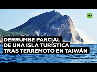 video parte de una popular isla turística se derrumba tras el terremoto en taiwán sex