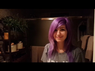 video color changing hair is it blue purple violet or pink sex