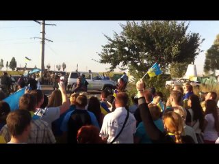 video 30 08 2014 мариуполь акция живая цепь против российской агрессии 3 sex