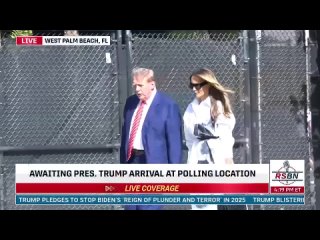 video дональд и мелания трамп прибыли чтобы проголосовать на президентских праймериз республиканской партии во флориде sex