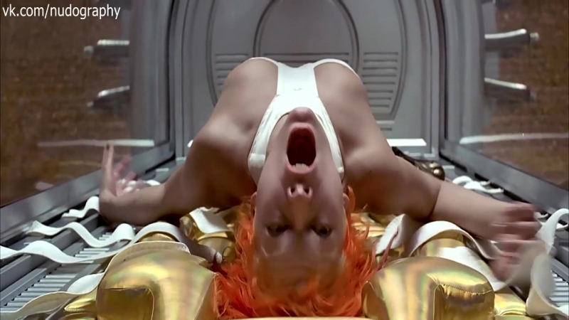 video милла йовович milla jovovich голая в фильме пятый элемент the 5th element 1997 люк бессон слоу моушн sex