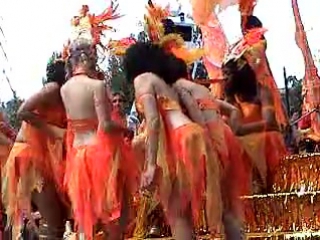 video 2009 solstice parade part 2 solstice cyclist talk dancer falls under float sd sex