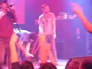 video jared hasselhoff 01 piss on stage 01 bloodhound gang concert zagreb 2006 sex