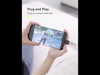 video baseus usb c адаптер otg type c к usb адаптеру type c otg кабель адаптер для macbook pro air samsung s20 s10 usb sex