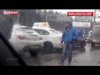 video массовая авария с участием 11 авто произошла на новорижском шоссе sex