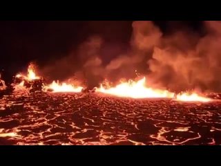 video в исландии началось извержение вулкана фаградальсфьядль sex