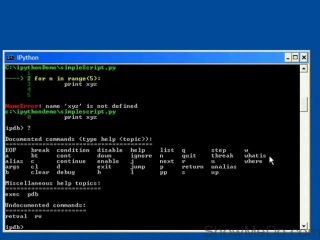 video 4 debugging python using the ipython shell sex