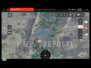 video севернее снт северное запорожской области операторы дронов валькирия 4 военной базы выжигают позиции всу vorposte sex
