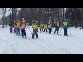 video групповая тренироа юных лыжников в парке кирова sex