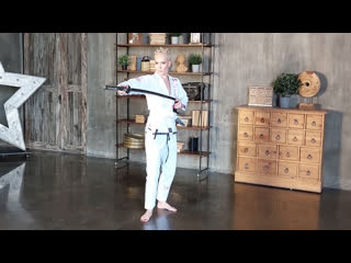video японское фехтование катаной тояма рю выполнение четвертого ката ученицей katana club sex