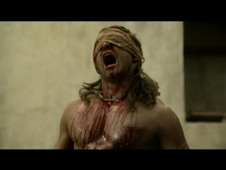 video ганник вышел на бой с закрытыми глазами спартак боги арены spartacus gods of the arena сериал sex