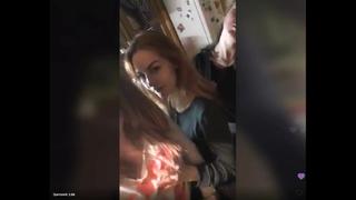 video молодые на вписке зажигают и раздеваются periscope перископ пьяные шлюшки sex