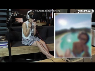 video модели смотрят порно в очках виртуальной реальности vr sex