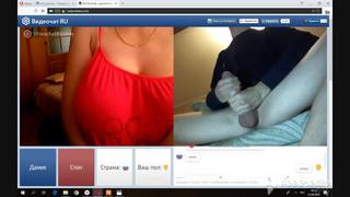 video показывает огромную грудь в видеочате omegle чат рулетка вирт скайп skype virt videochatru молодые перископ sex