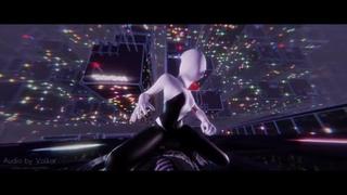 video spider gwen has sex with a guy chained him with a covert to a skyscraper fun adult animation by shir0qq sex