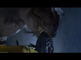 video jurassic park t rex scene парк юрского периода сцена с тиранозавром 1993 sex
