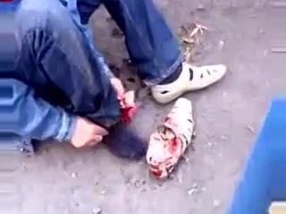 video поезд мужик отрезанная нога sex