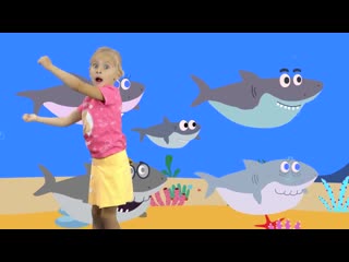 video акуленок малыш или baby shark маленькая вера веселый танец для детей sex