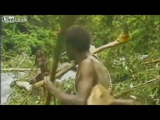 video племя дикарей впервые встречает белого человека новая гвинея 1976 sex