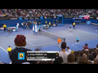 video federer murray ao 2013 set 1 part 2 tennis федерер мюррей ао 2013 первая партия вторая часть большой теннис sex