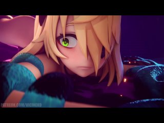 video vicineko fischl x slime full version sex