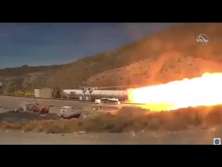 video nasa завершила полномасштабные испытания ракеты носителя sls sex