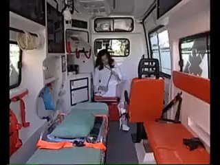 video красивая медсестра дала в жопу в машине скорой помощи sex