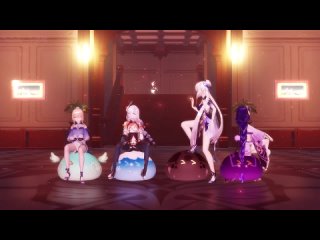 video genshin mmdraiden 雷电将军 ningguang 凝光 shenhe 申鹤 jean 琴提瓦特女团 sex