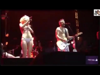 video группа ленинград солистка разделась на сцене sex