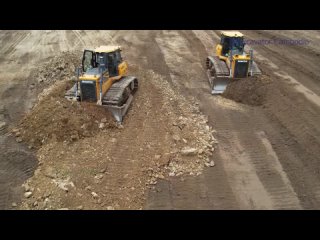 video powerful porn bulldozer pushing sand on slope dongfeng dump truck unloading stone and dirt sex