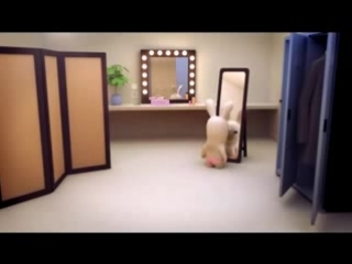 video бешенные кролики примеряют розовые трусики sex