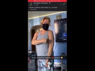 video там где была на руке инъекция вакциной примагничивается магнит sex