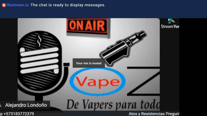 video voz vape con alejandro londoño hoy atomizadores y resistencias sex