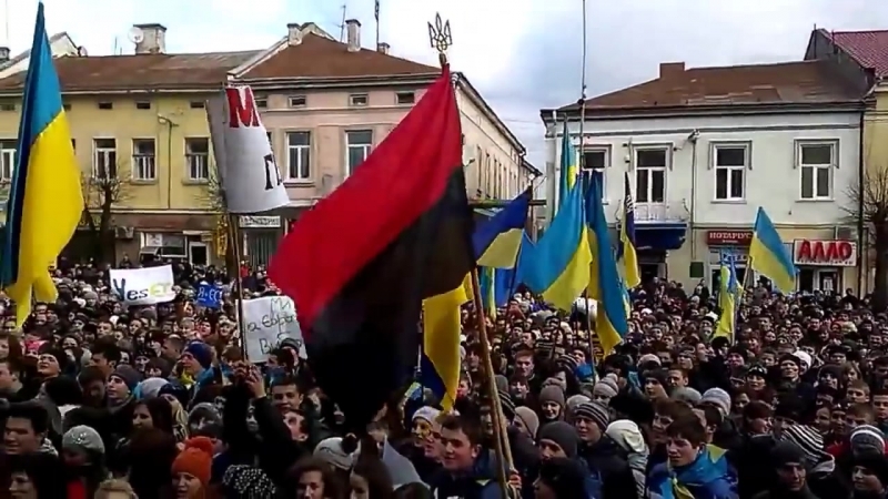 video москаляку на гиляку митинг на западной украине 27 ноября 2013 г sex