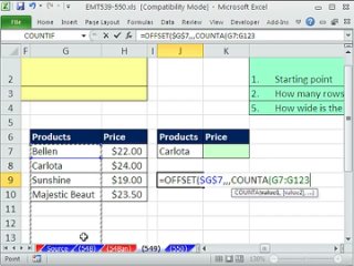 video many magic tricks 549 dynamic data validation list drop down offset or table feature sex