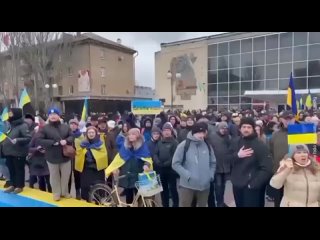 video временно оккупированный рф мелитополь запорожская обл акция протеста против оккупации sex