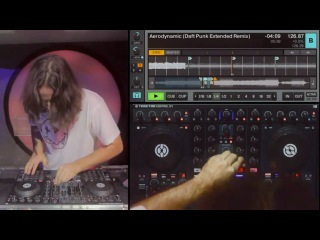 video phenomena dj routine on traktor kontrol s4 by ean golden sex